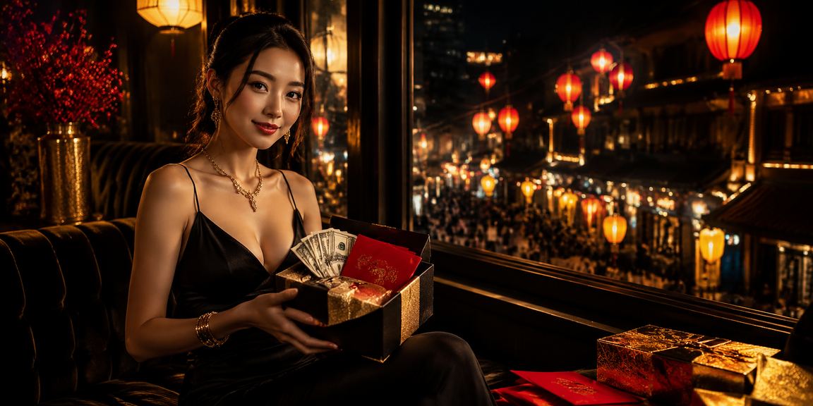 Người dùng Hà Nội nhận phong bì thưởng đỏ tại quán cà phê buổi tối